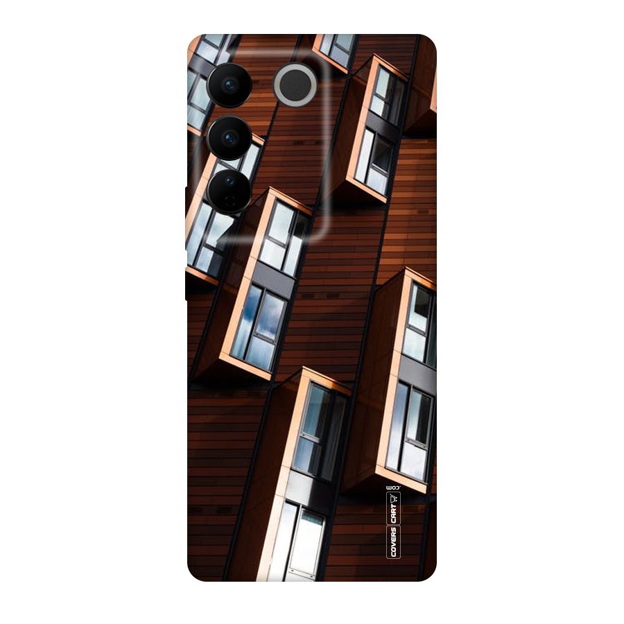 Window Abstract Original Polycarbonate Back Case for Vivo V27