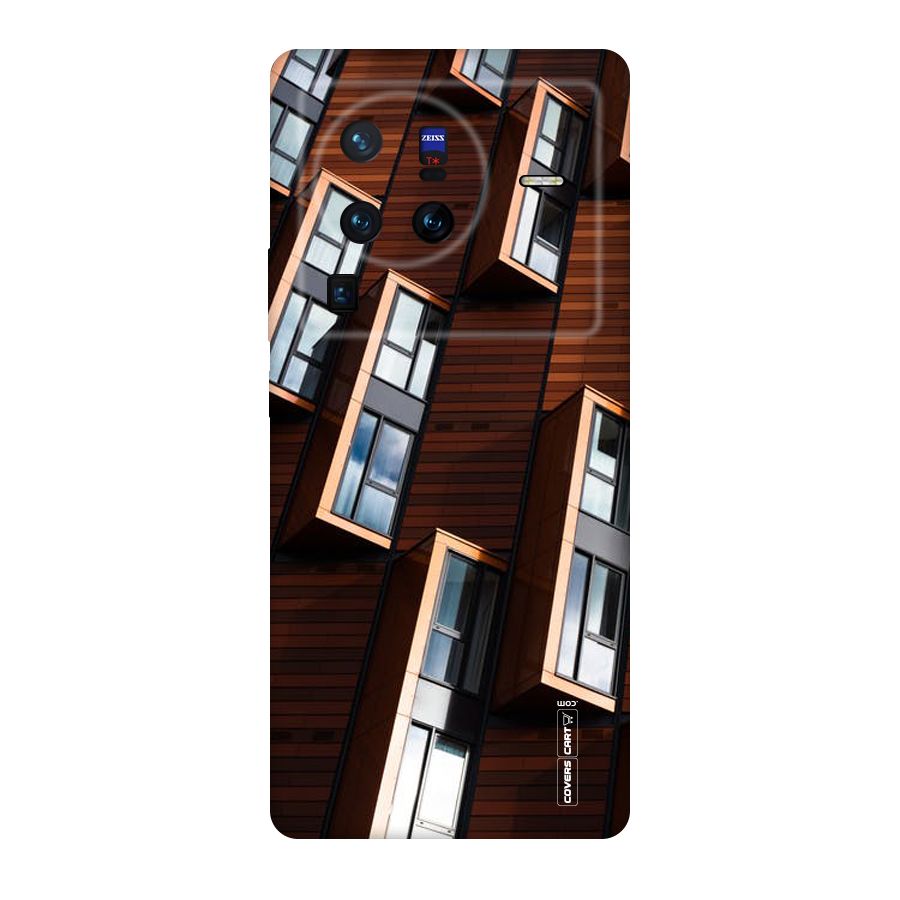 Window Abstract Original Polycarbonate Back Case for Vivo X80