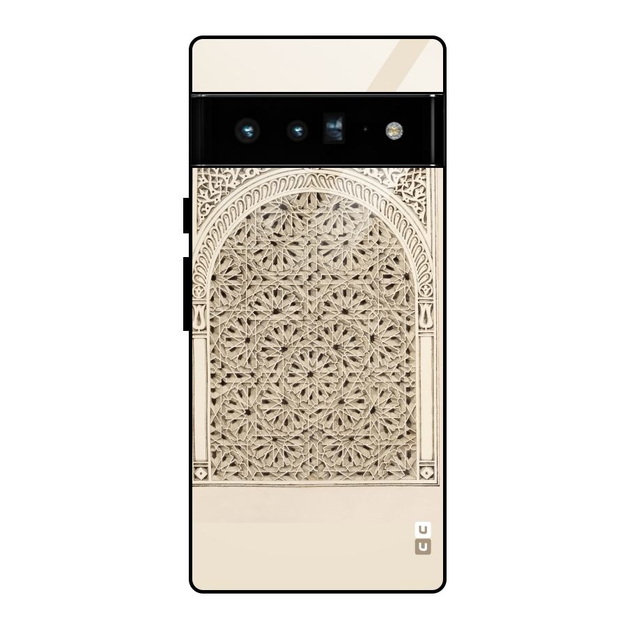 Window Ornaments Glass Back Case for Google Pixel 6 Pro