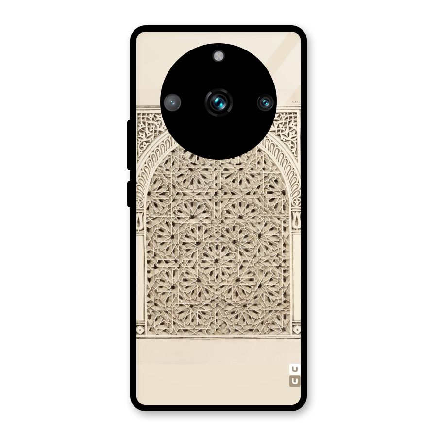 Window Ornaments Glass Back Case for Realme 11 Pro