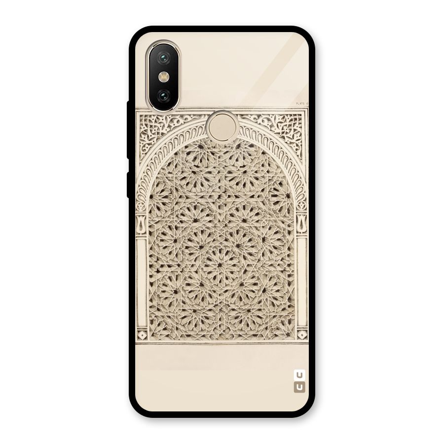 Window Ornaments Glass Back Case for Redmi A2