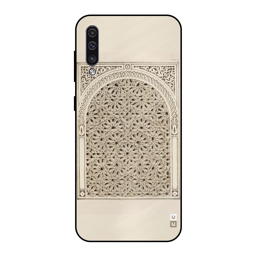 Window Ornaments Metal Back Case for Galaxy A30s