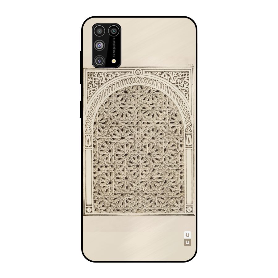 Window Ornaments Metal Back Case for Galaxy M31