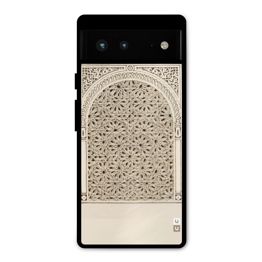 Window Ornaments Metal Back Case for Google Pixel 6