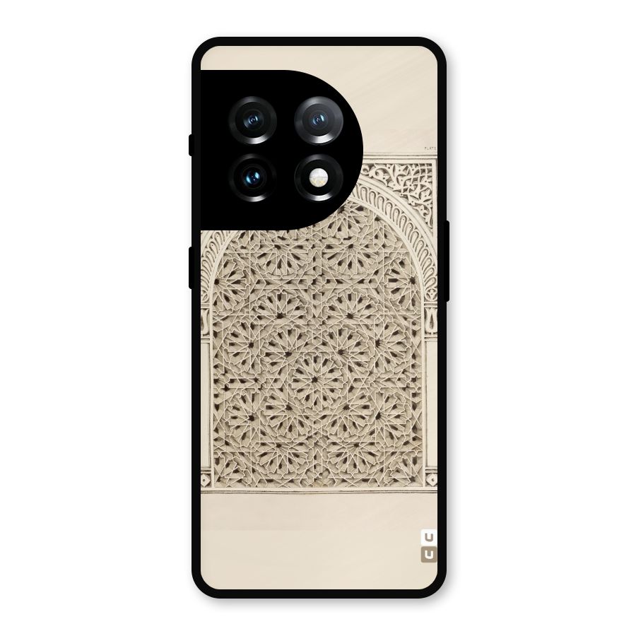 Window Ornaments Metal Back Case for OnePlus 11