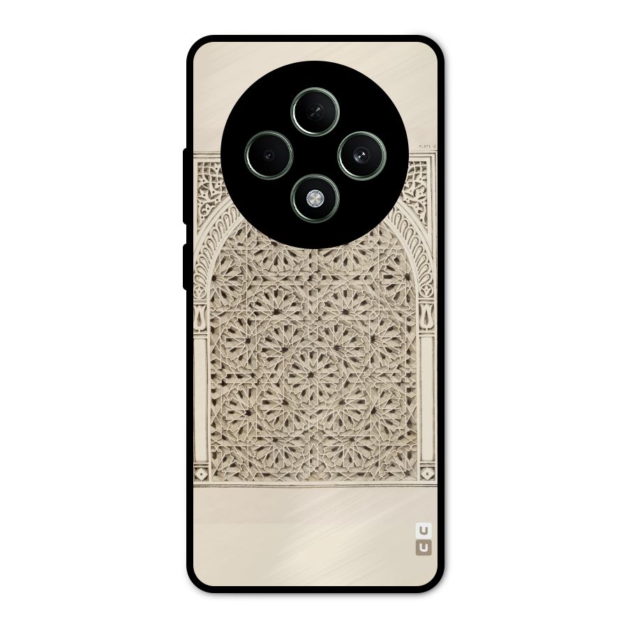 Window Ornaments Metal Back Case for Oppo F27