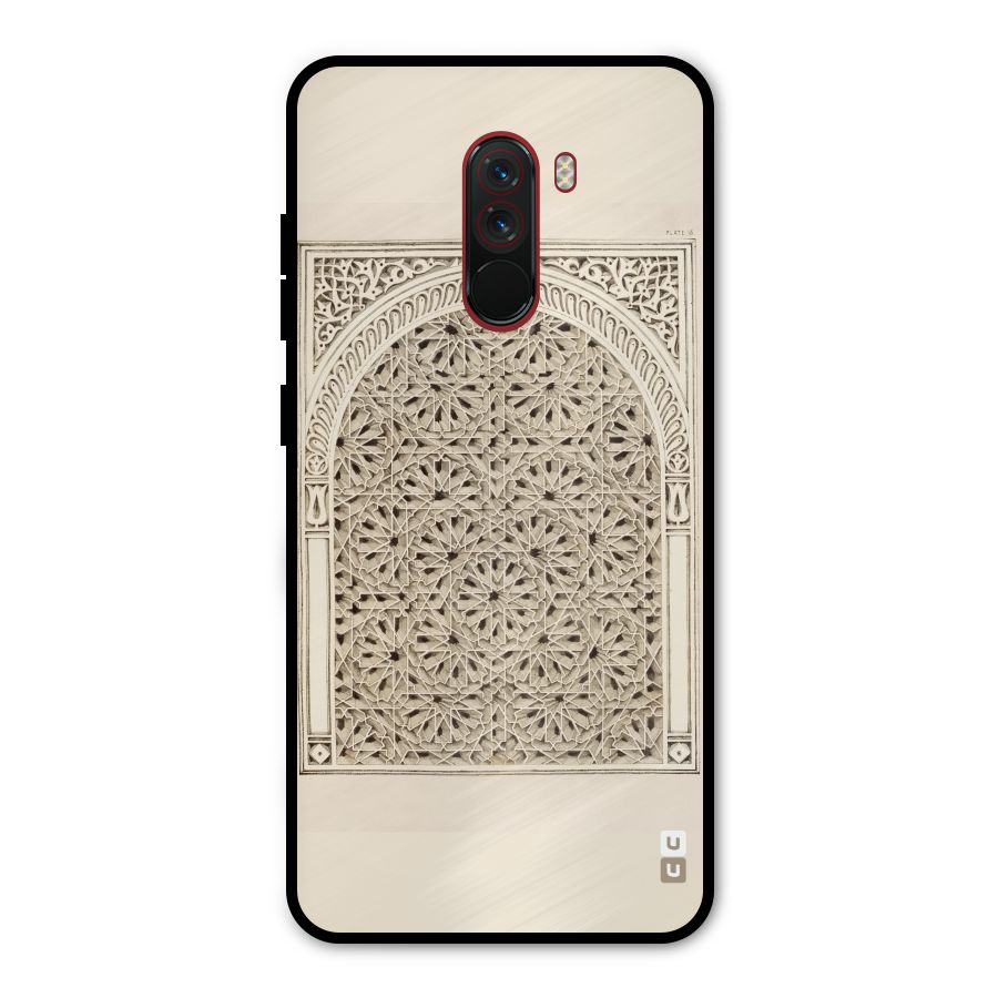 Window Ornaments Metal Back Case for Poco F1