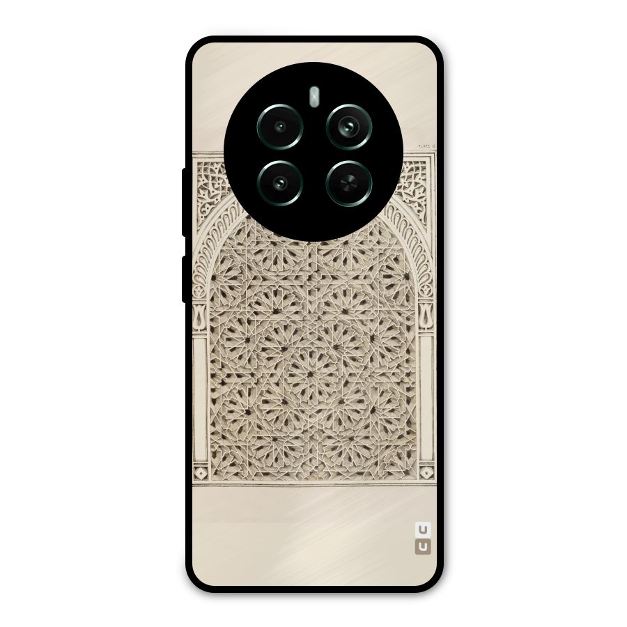 Window Ornaments Metal Back Case for Realme 12 Pro Plus