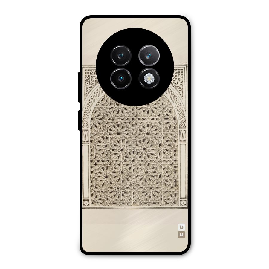 Window Ornaments Metal Back Case for Realme 13 Plus