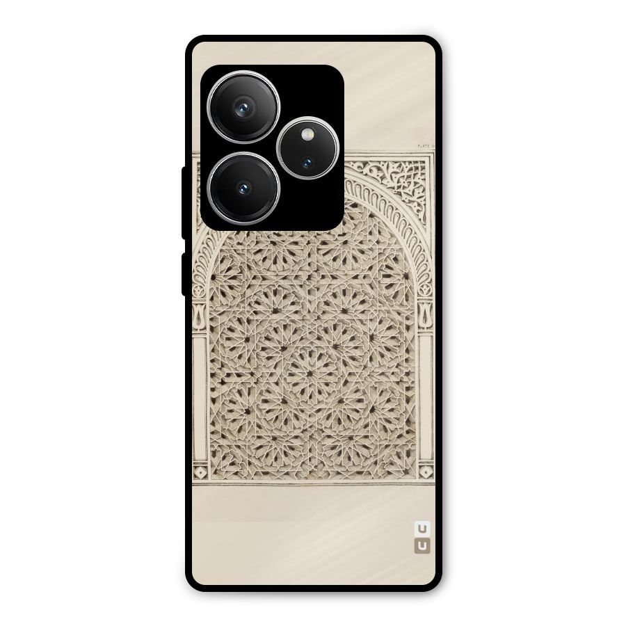 Window Ornaments Metal Back Case for Realme GT 6