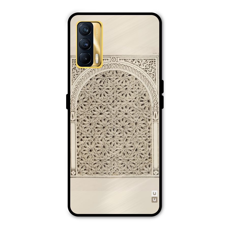 Window Ornaments Metal Back Case for Realme X7