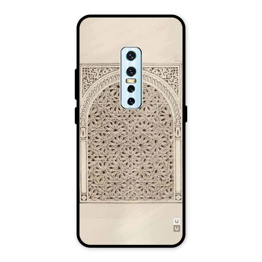 Window Ornaments Metal Back Case for Vivo V17 Pro