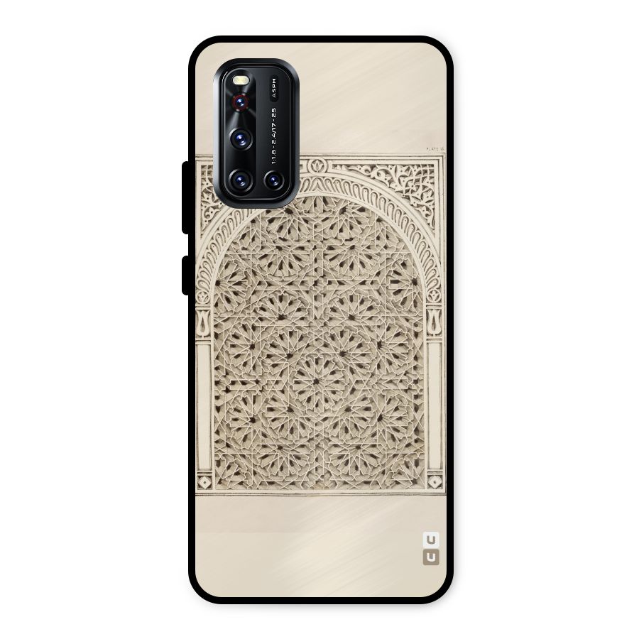 Window Ornaments Metal Back Case for Vivo V19
