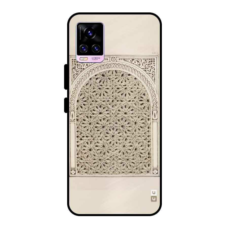 Window Ornaments Metal Back Case for Vivo V20 Pro