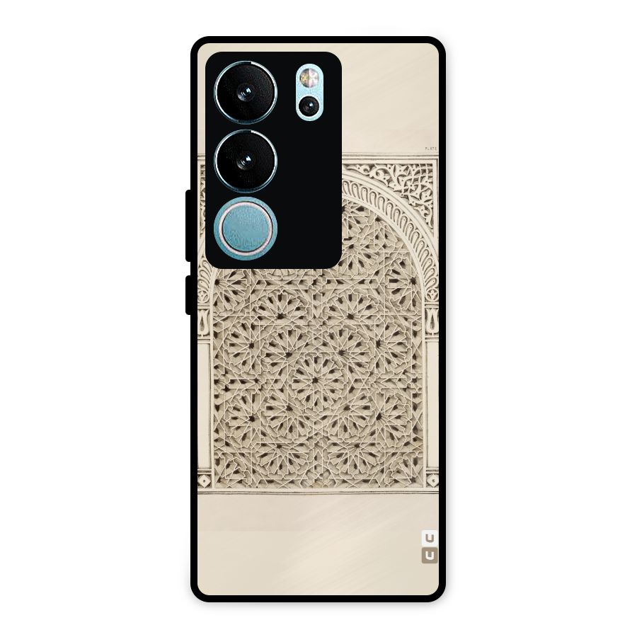 Window Ornaments Metal Back Case for Vivo V29