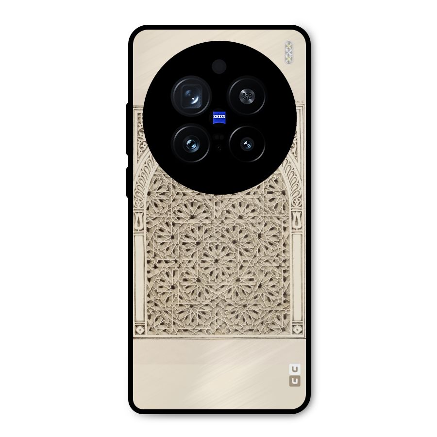Window Ornaments Metal Back Case for Vivo X200 Pro