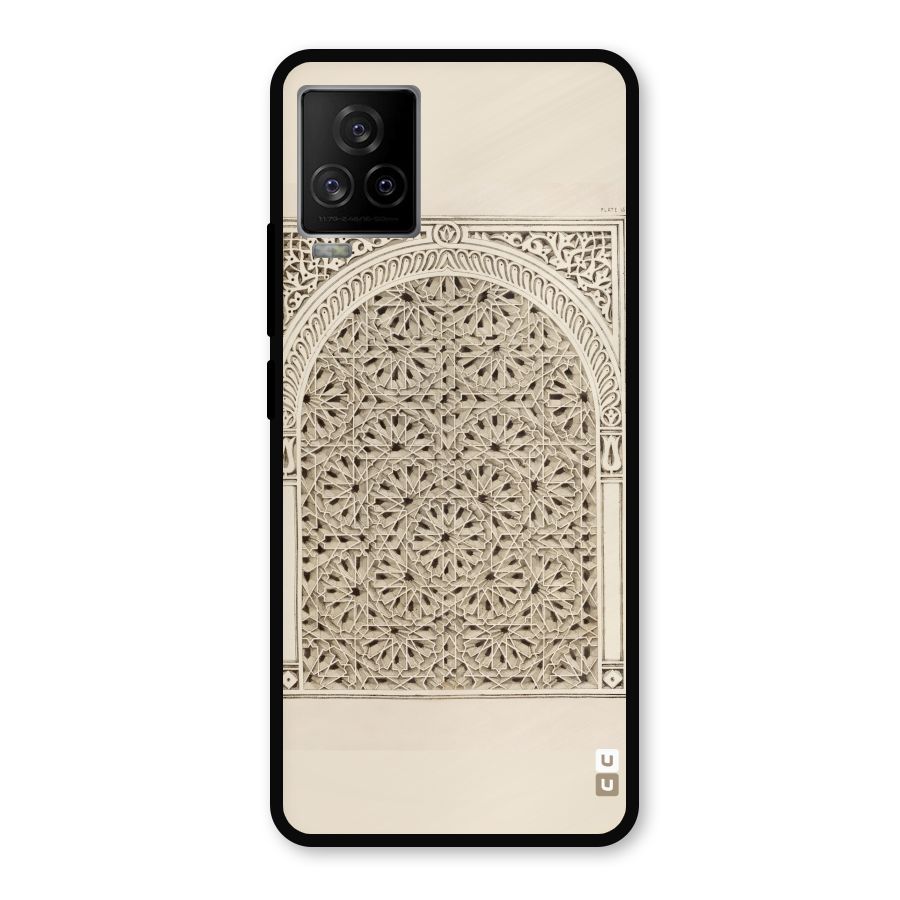 Window Ornaments Metal Back Case for iQOO 7 Legend 5G