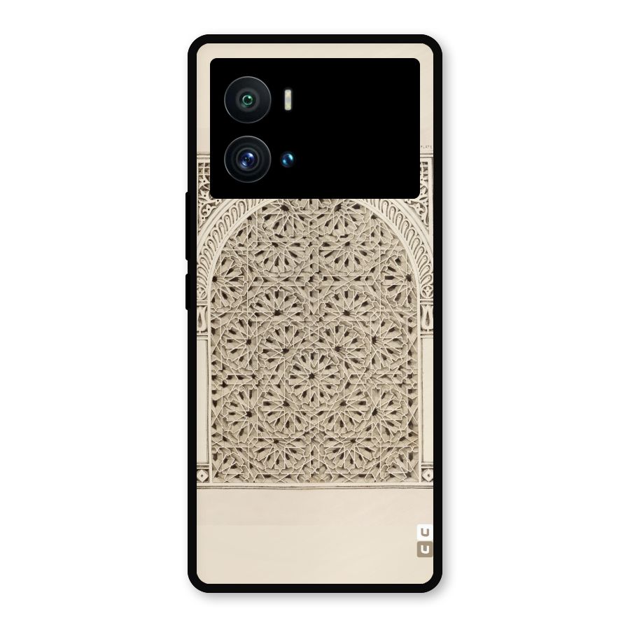 Window Ornaments Metal Back Case for iQOO 9 Pro