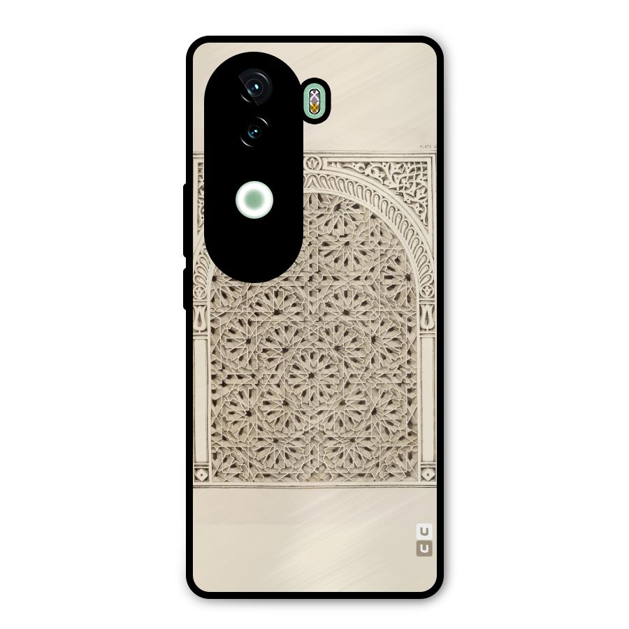 Window Ornaments Metal Back Case for iQOO Z9s