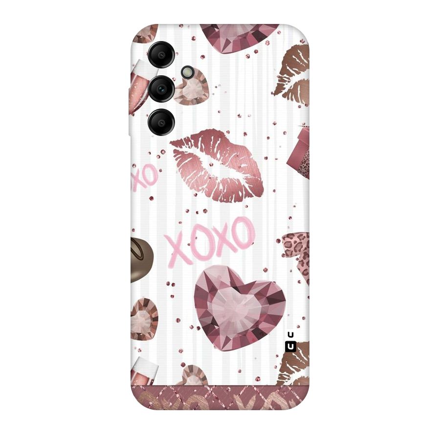 Wine Lip xoxo Original Polycarbonate Back Case for Galaxy A14 5G