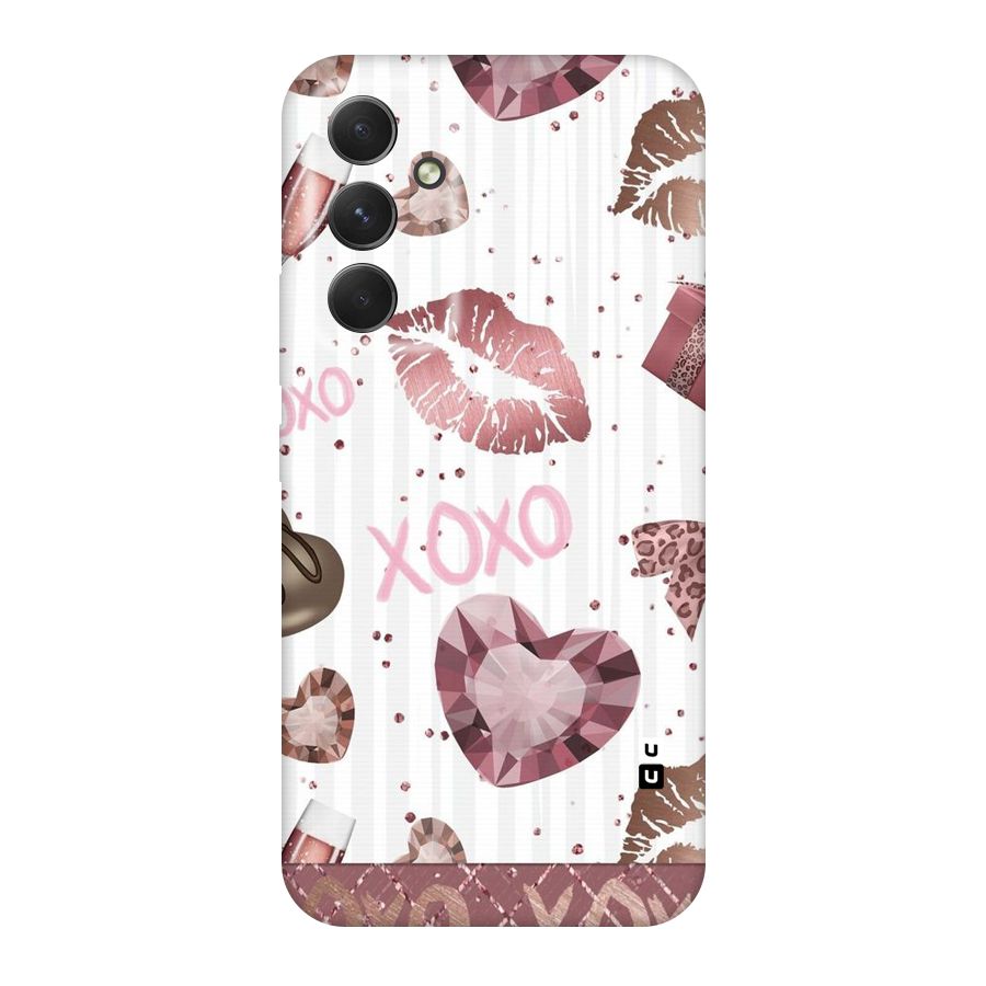 Wine Lip xoxo Original Polycarbonate Back Case for Galaxy A54
