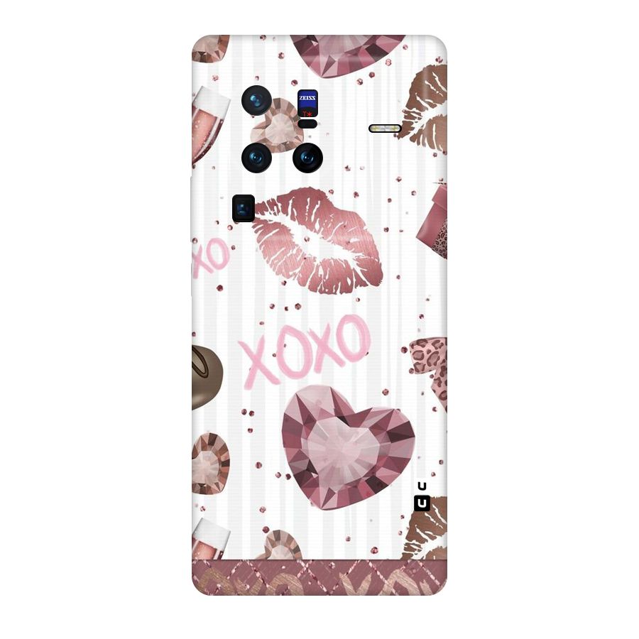 Wine Lip xoxo Original Polycarbonate Back Case for Vivo X80