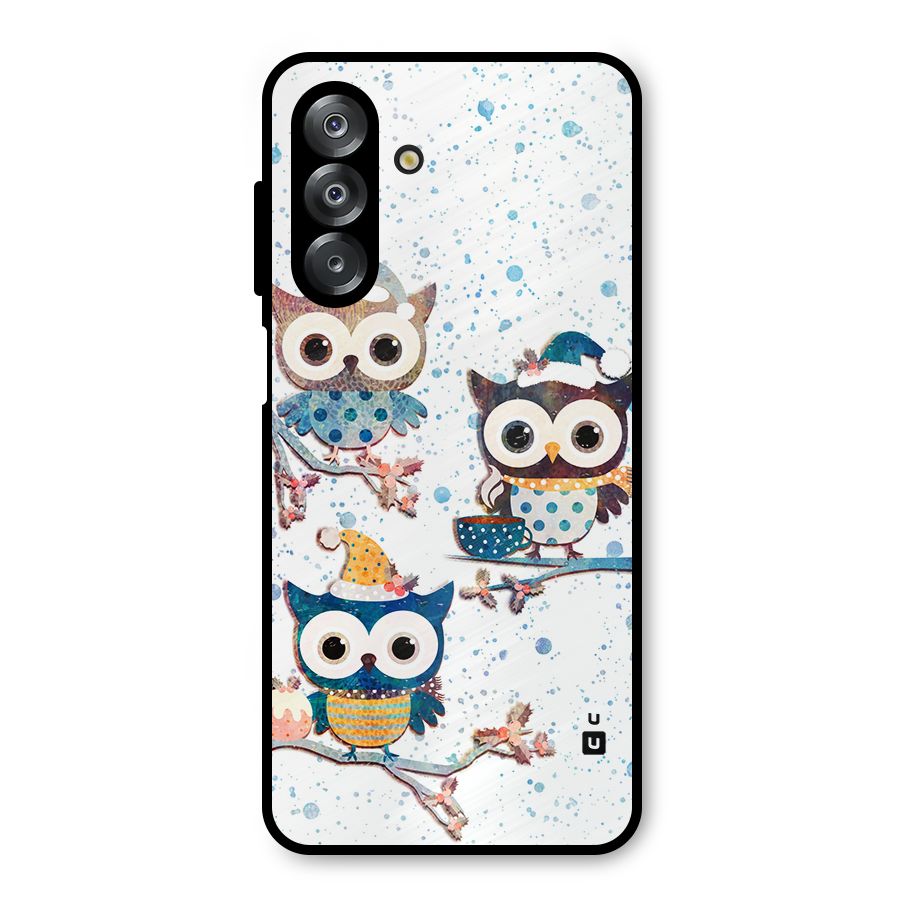 Winter Owls Metal Back Case for Galaxy A26