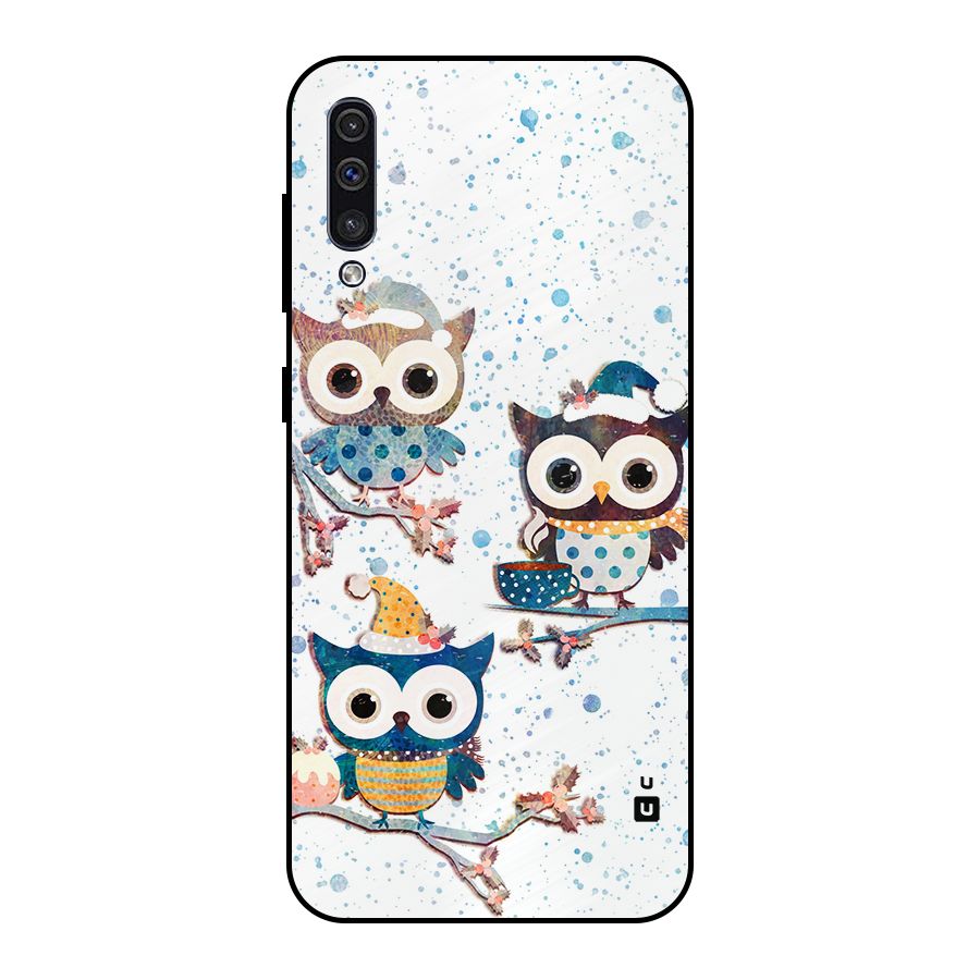 Winter Owls Metal Back Case for Galaxy A30s