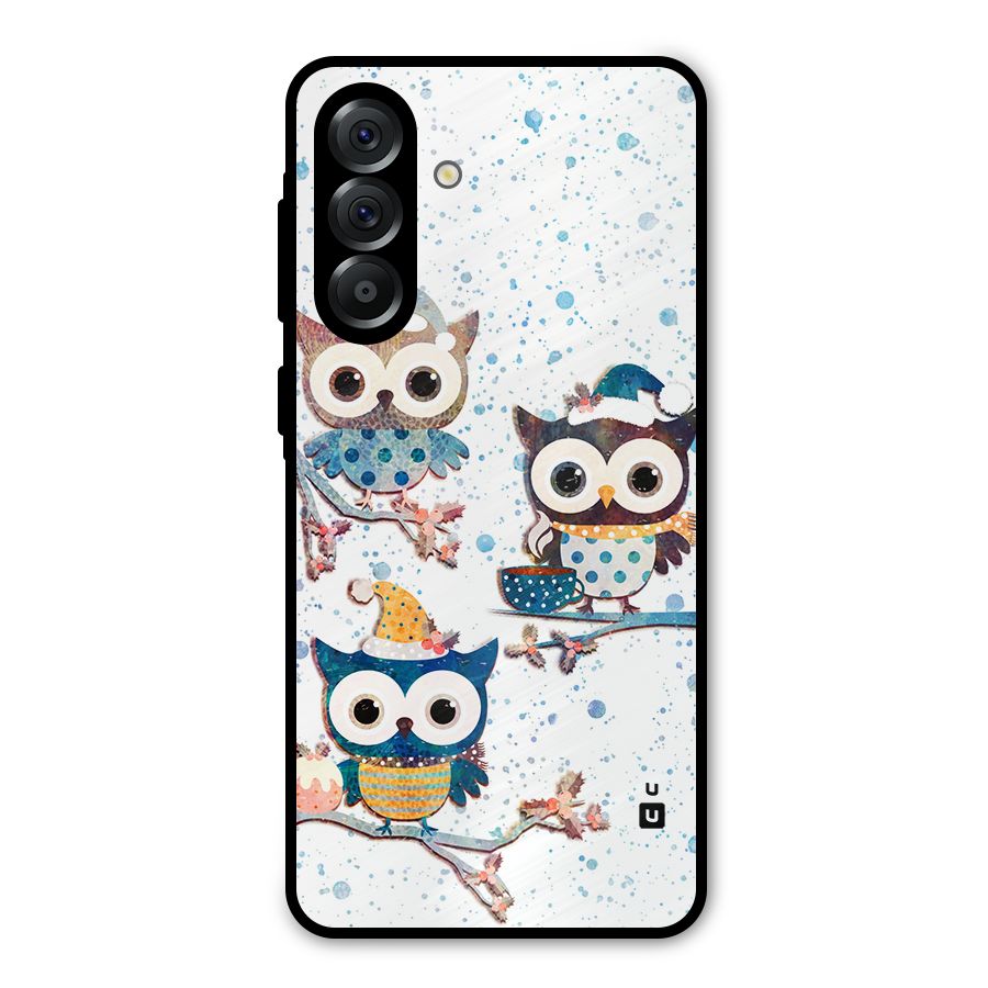 Winter Owls Metal Back Case for Galaxy A36
