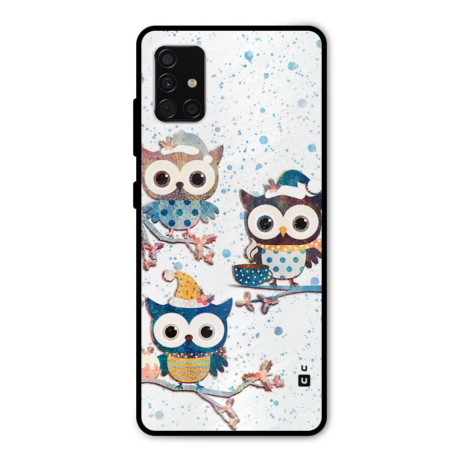 Winter Owls Metal Back Case for Galaxy A51