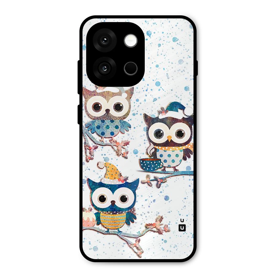 Winter Owls Metal Back Case for OnePlus 13s
