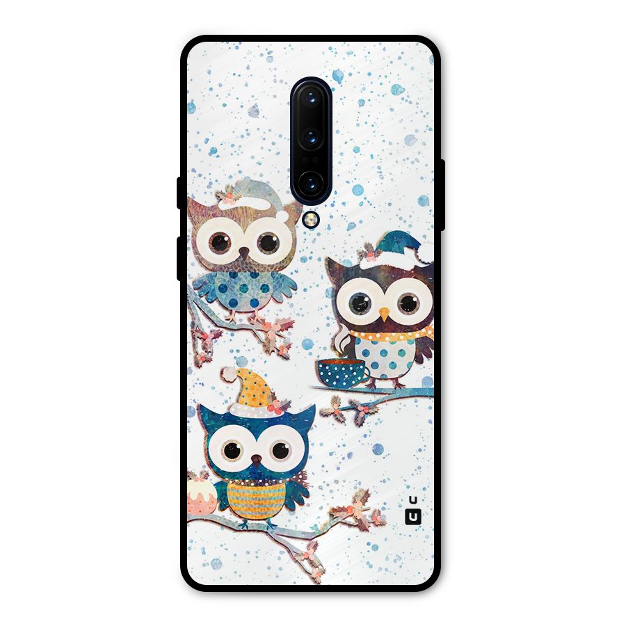 Winter Owls Metal Back Case for OnePlus 7 Pro