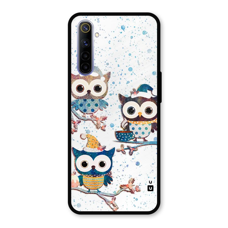 Winter Owls Metal Back Case for Realme 6
