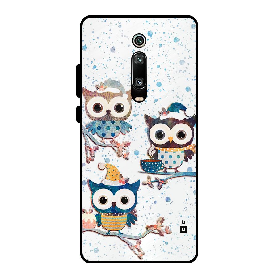 Winter Owls Metal Back Case for Redmi K20 Pro
