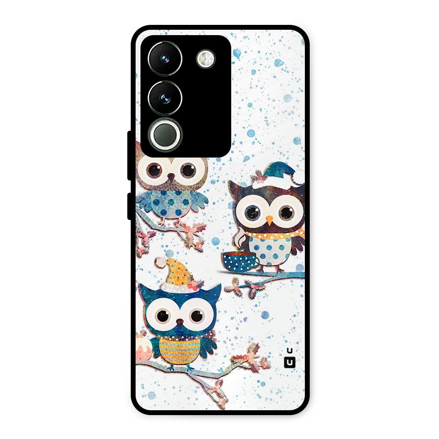 Winter Owls Metal Back Case for Vivo Y200