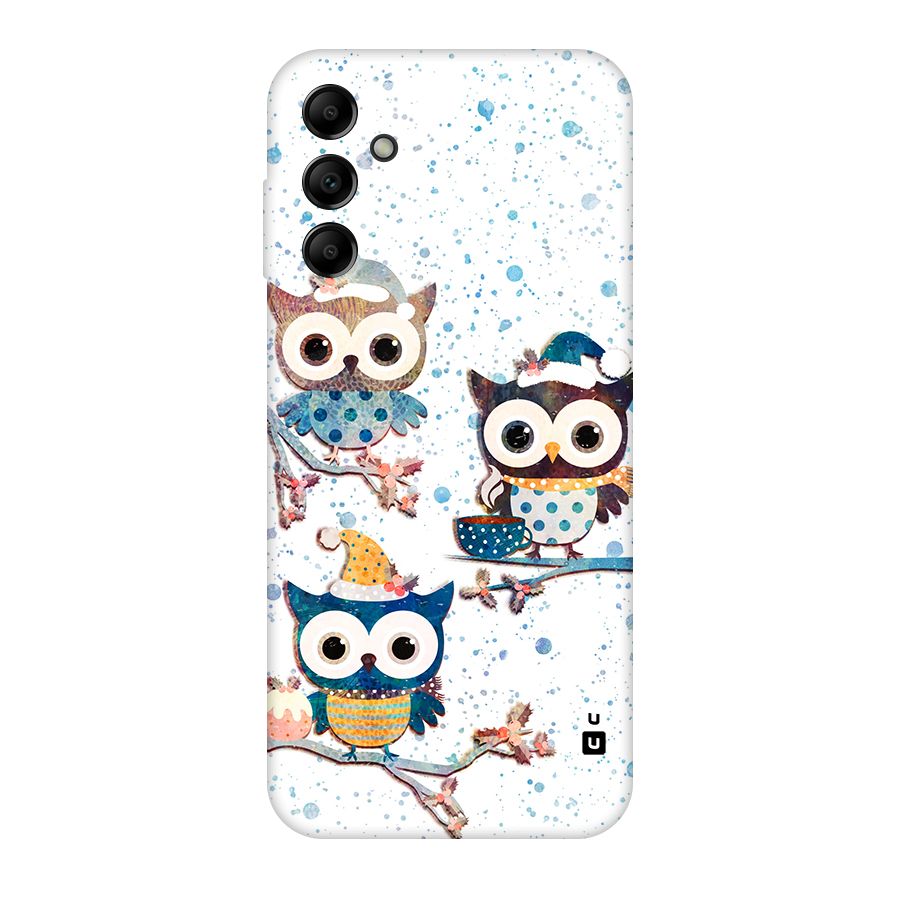 Winter Owls Original Polycarbonate Back Case for Galaxy A14 5G