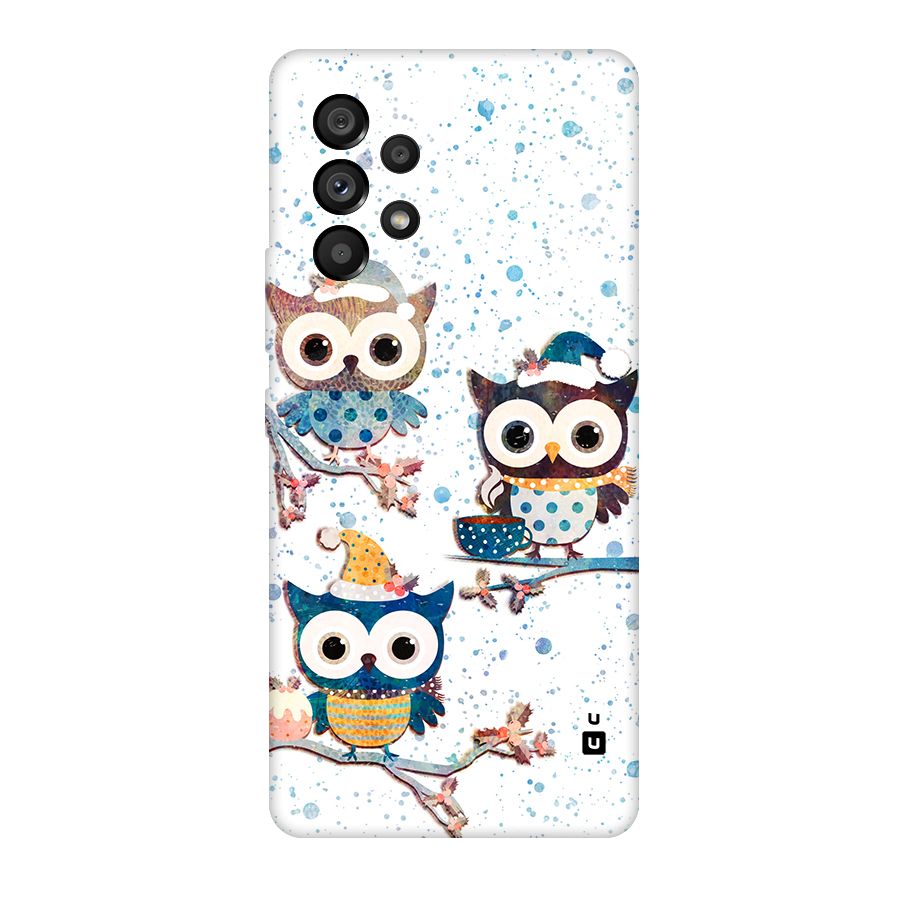 Winter Owls Original Polycarbonate Back Case for Galaxy A53 5G