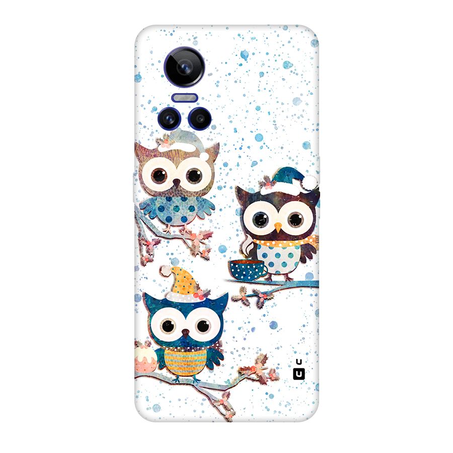 Winter Owls Original Polycarbonate Back Case for Realme GT Neo 3