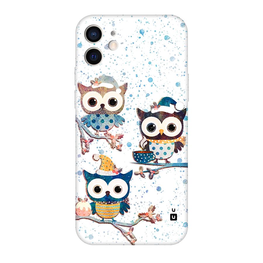 Winter Owls Original Polycarbonate Back Case for iPhone 12