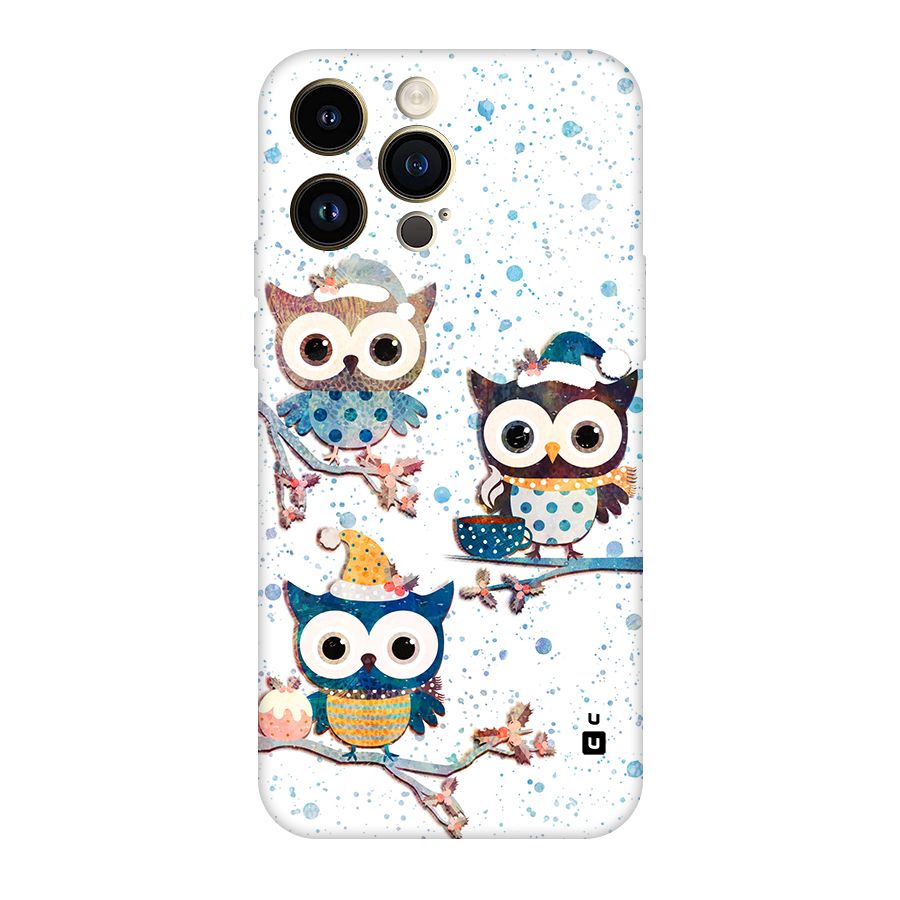Winter Owls Original Polycarbonate Back Case for iPhone 14 Pro Max