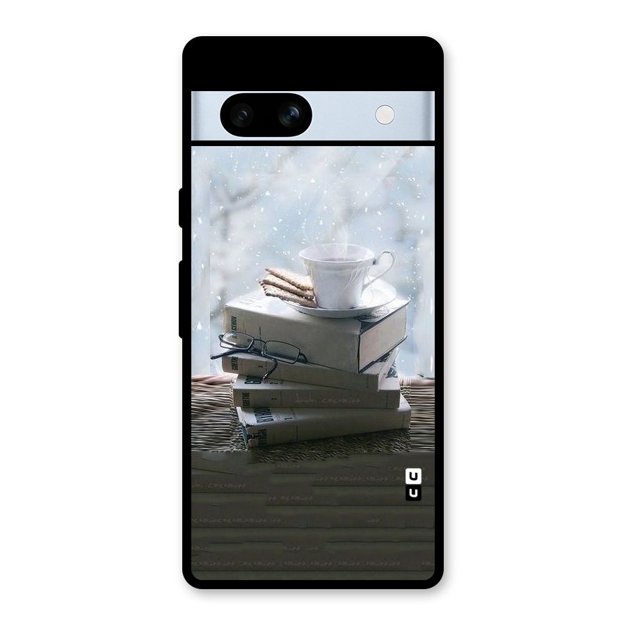 Winter Reads Glass Back Case for Google Pixel 7a