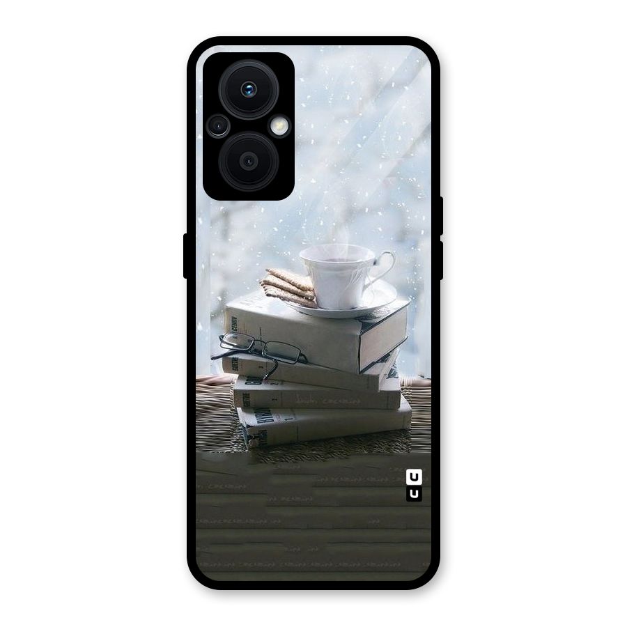 Winter Reads Glass Back Case for Oppo F21s Pro 5G