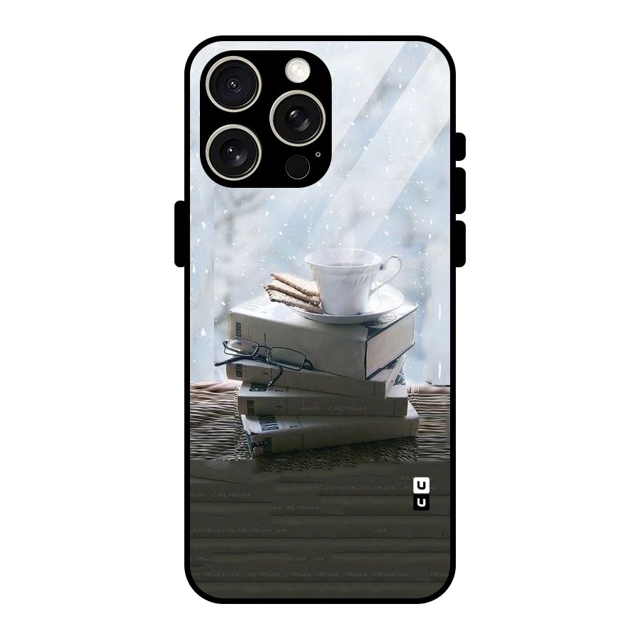 Winter Reads Glass Back Case for iPhone 15 Pro Max
