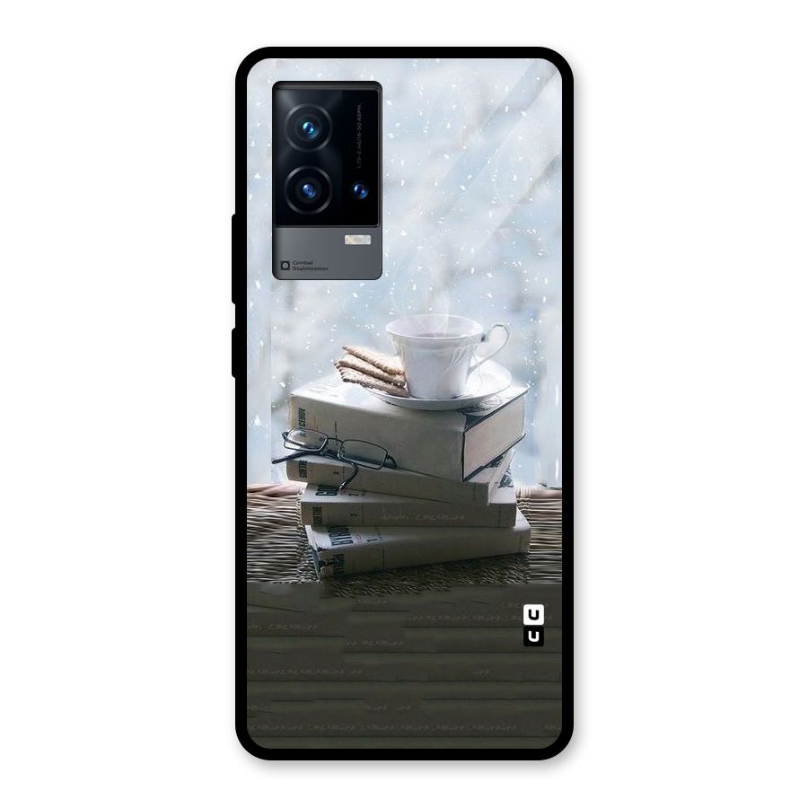 Winter Reads Glass Back Case for iQOO 9 5G