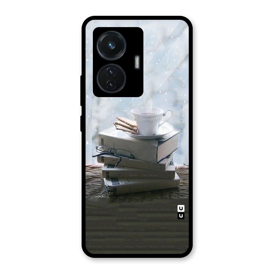 Winter Reads Glass Back Case for iQOO Z6 44W