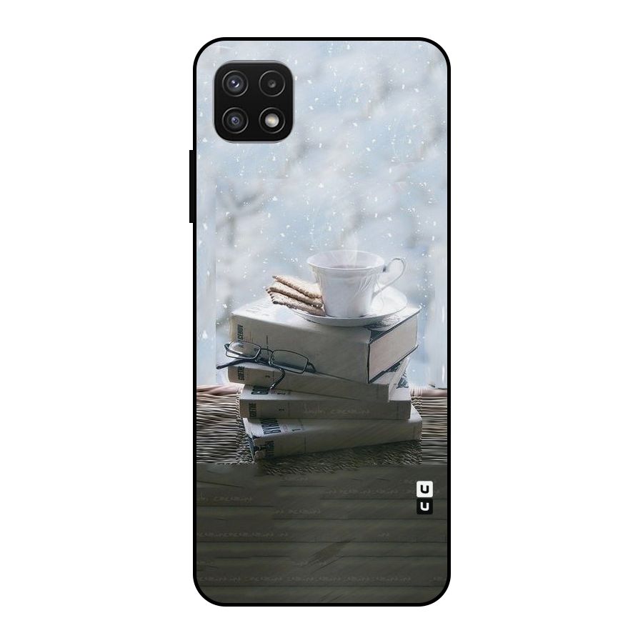 Winter Reads Metal Back Case for Galaxy A22 5G