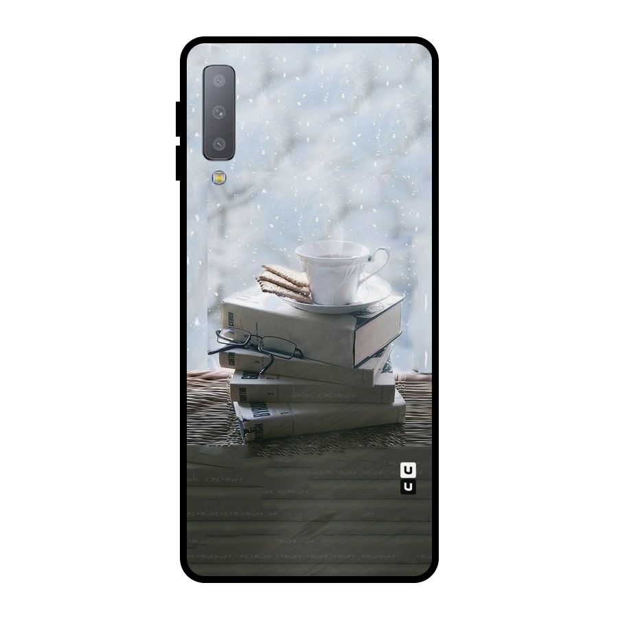 Winter Reads Metal Back Case for Galaxy A7 (2018)