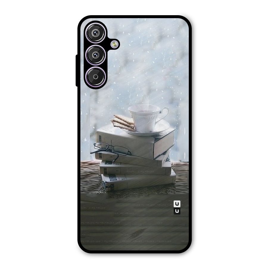 Winter Reads Metal Back Case for Galaxy F15