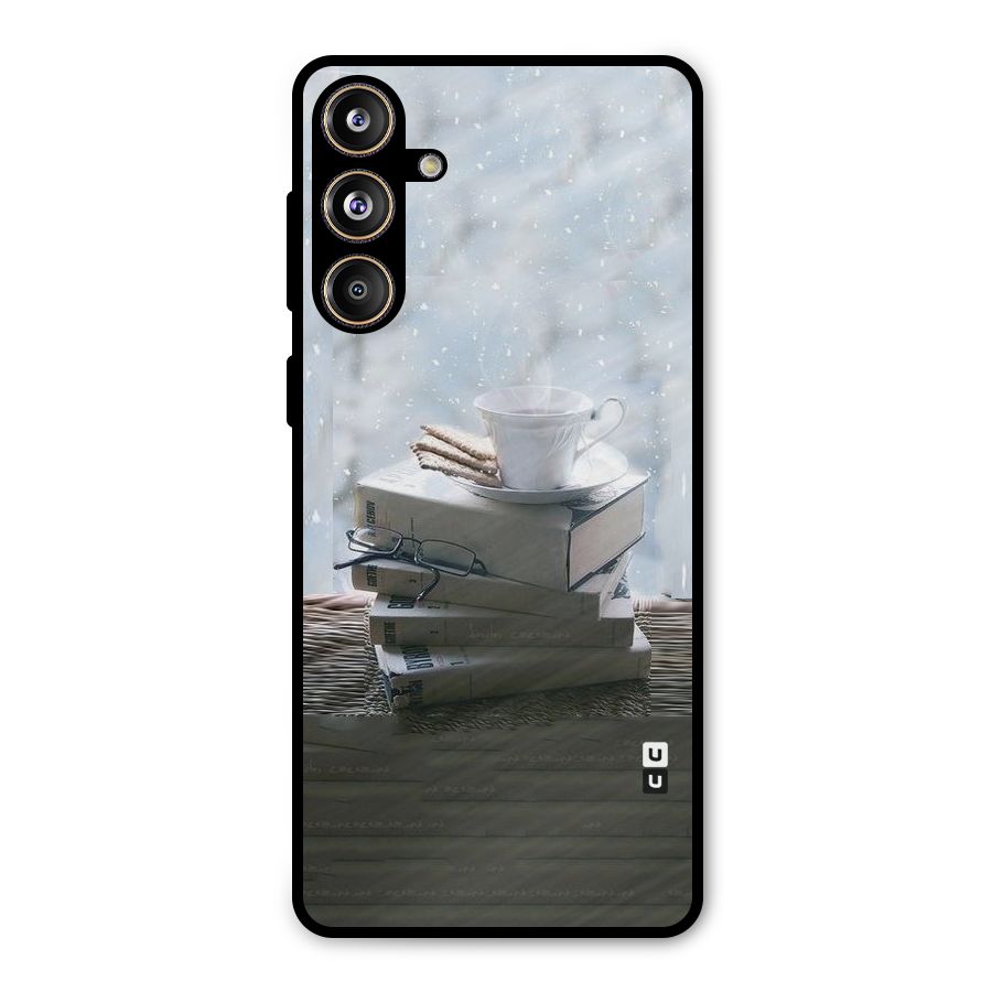 Winter Reads Metal Back Case for Galaxy F55