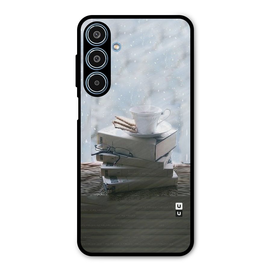 Winter Reads Metal Back Case for Galaxy M35